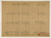 《臺灣省立成功大學圖書館新建工程設計圖》圖組藏品圖，第7張